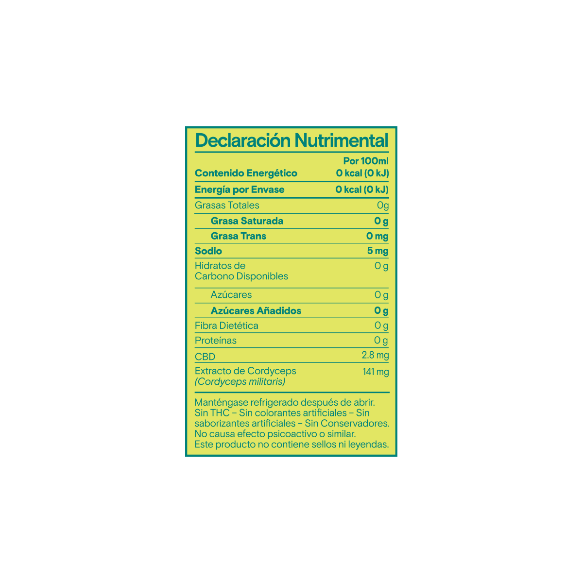 Moow yuzu - frambuesa + Cordyceps con CBD