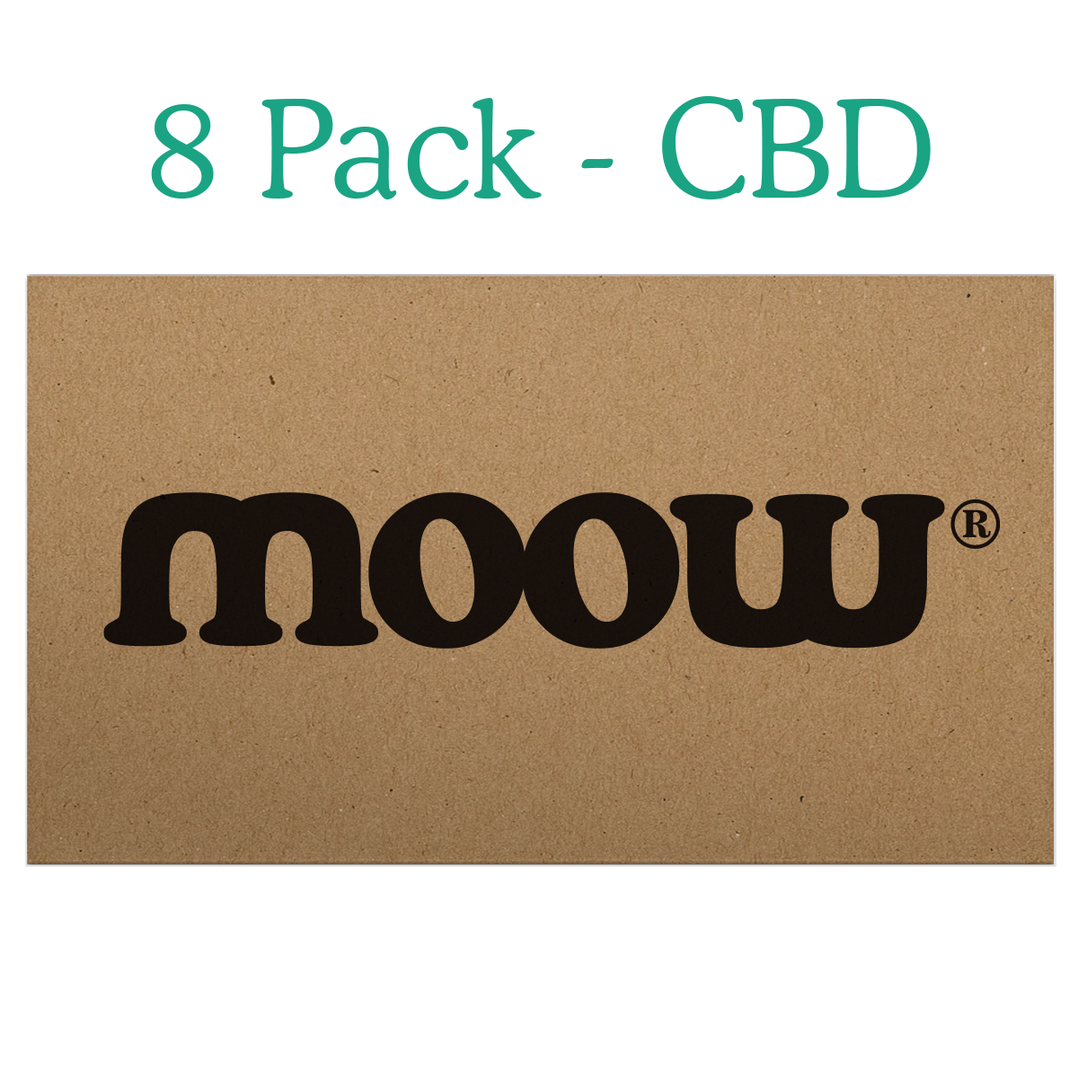 Moow 8-pack variedad sabores con CBD