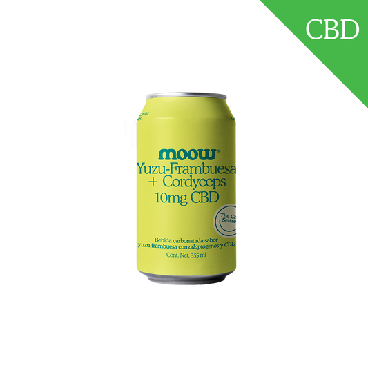 Moow yuzu - frambuesa + Cordyceps con CBD