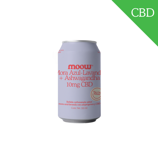 Moow mora azul-lavanda + aswhagandha con CBD