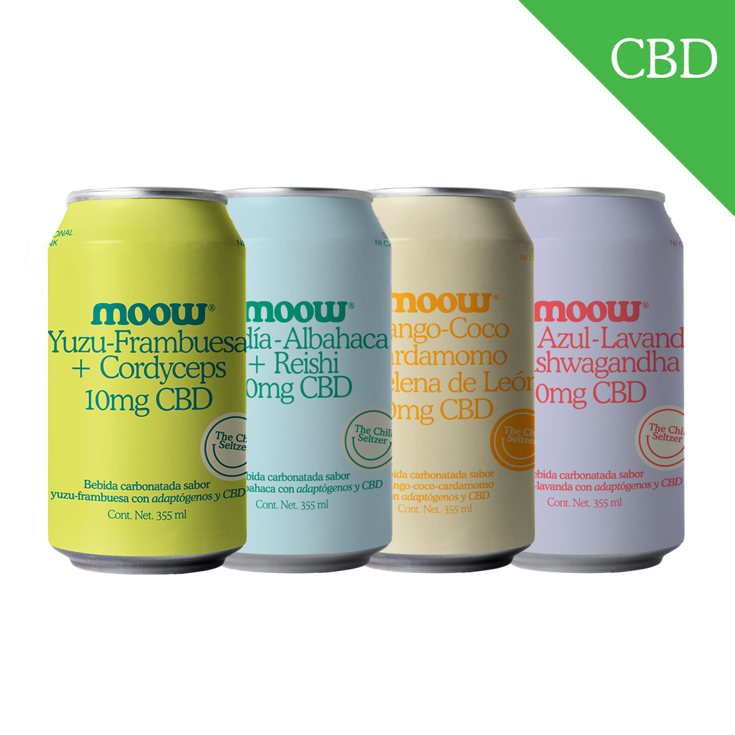 Moow variedad sabores con CBD (y)